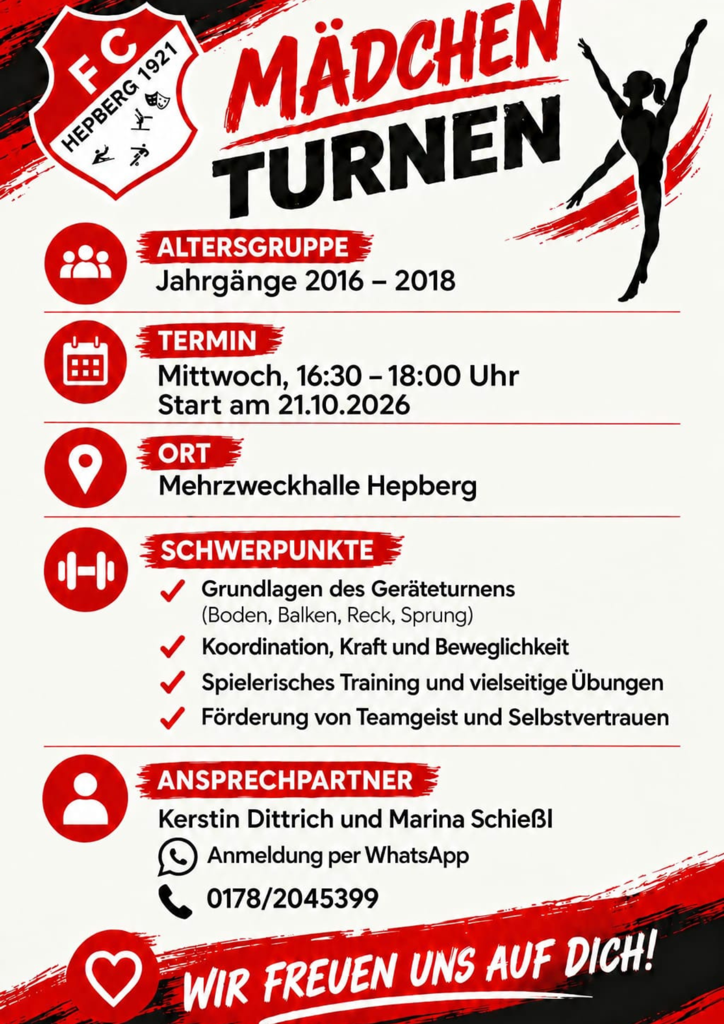 Mehr über den Artikel erfahren Mädchenturnen