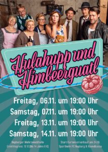 Mehr über den Artikel erfahren Hepberger Theater : Kartenvorverkauf im Sportheim Hepberg am Samstag, den 24. Oktober 2026 um 14 Uhr – 16 Uhr